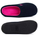 1 x RAW Customer Returns RockDove Women s Original Two-Tone Slippers with Memory Foam, 42 43 EU, Dark Navy Blue and Fuchsia - RRP €22.99