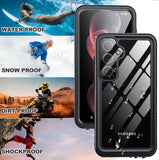 1 x RAW Customer Returns ANTSHARE Waterproof Case for Samsung Galaxy S24, IP68 Waterproof Case for Samsung S24 with Built-in Screen Camera Protector Shockproof 360 Degree Full Body Protection for S24 6.1 inch - RRP €21.6