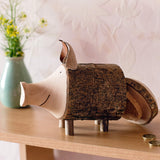 1 x RAW Customer Returns Waldfabrik Forest Decor wooden piggy bank, handmade - RRP €28.79