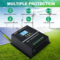 1 x RAW Customer Returns DEWIN MPPT Charge Controller, MPPT Controller 100A MPPT Solar Charge Controller 12V 24V 36V 48V Solar Panel Battery Controller for Lead Acid - RRP €59.89