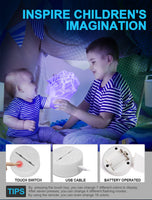 2 x Brand New Nice Dream Skateboard Night Light for Kids, 3D Illusion Lamp Children s Room LED Light, Remote Control 16 Color Change Dimmable, Christmas Gifts for Girl Boy Living Room Bedroom Decor - RRP €40.8