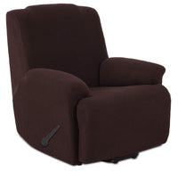 1 x RAW Customer Returns TIANSHU 1 seater armchair protector, lounge chair cover, armchair cover, armchair protector for TV armchair, elastic anti-slip stretch cover, soft fabric chocolate  - RRP €39.66