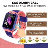 1 x RAW Customer Returns Smartwatch kids phone, GPS children s bracelet watch with two-way conversation intelligent watch voice chat SOS touch screen music game digital camera alarm clock pedometer gift for boy girl student - RRP €33.67