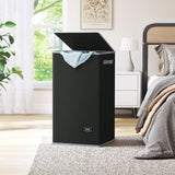 1 x RAW Customer Returns SOLEDI 100L laundry basket with black lid and laundry bag - narrow laundry collector for bathrooms, bedrooms, laundry rooms, children s rooms, condominiums, laundry baskets, foldable laundry box - RRP €25.69