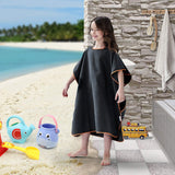 1 x Brand New YINHANG kids towel with hood, microfiber poncho towel surfing swimming bath towel quick drying beach towel for boys and girls - RRP €24.19