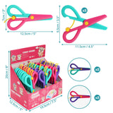 1 x RAW Customer Returns Belle Vous Pack of 24 Safety Scissors - Assorted Colors - 12.5 cm Rounded Scissors - Right and Left Handed - Scissors for Plastic Art and Crafts for Schoolchildren - RRP €15.77