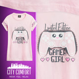 4 x Brand New CityComfort T-Shirt Girls, Girls T-Shirt for Gamers, Cool Things for Girls, Nerd Gifts, 122-170 White, 7-8 Years  - RRP €38.64