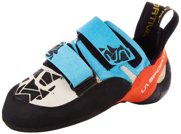 1 x Devoluciones de clientes RAW La Sportiva 10tbf Pies de gato unisex para niños, Multicolor Blue Flame 000, 35.5 EU - PVP 62,44 € – Jobalots Europe