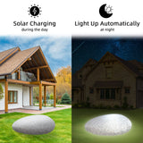 1 x RAW Customer Returns Large LED solar lamp garden solar light with remote control solar stone ball lamp decorative light outside inside waterproof 8 colors solar lamps for yard lawn - RRP €49.99