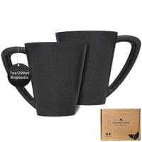 20 x Brand New CASA NATURO eco-friendly Himalayan pinewood tea coffee mug gift, plastic free, sustainable, durable, lightweight, microwave safe charcoal, 2  - RRP €350.6