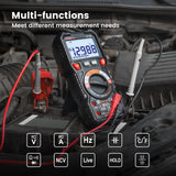 1 x RAW Customer Returns Digital Multimeter with LED Sockets, KAIWEETS HT118E Current Meter, True RMS Auto-Range 20000 Counts, Measures Voltage, Capacitance, Temperature, Resistance for Electricians - RRP €57.44