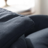 1 x RAW Customer Returns Yebeda duvet for 4 seasons in 220x240 cm, light, warm and super soft all-year-round quilt sleeping blanket, navy blue - RRP €39.62