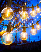 1 x RAW Customer Returns Zuske LED fairy lights outside, 15M fairy lights outside with 25 2 warm white G40 shatter-proof bulbs, IP65 waterproof outdoor fairy lights for garden terrace weddings parties balcony bistro - RRP €45.37