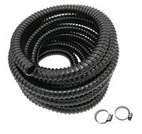 1 x RAW Customer Returns Pond Hose 25mm Inner Hose Corrugated Hose Flexible PVC Garden Hose for Fish Fountain Pond Filter Pump Hose 6m Length 25mm  - RRP €23.2