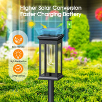 2 x RAW Customer Returns NEEMO Solar Lights for Outdoor Garden, 6 Pack Typical Solar Lights for Outdoor with Warm White Tungsten, Waterproof Auto On Off Solar Lights Garden Decoration for Lawn, Patio, Yard, Gifts - RRP €85.98