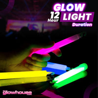 1 x RAW Customer Returns Glowhouse Lightstick 10 Pack Glow Sticks - 15.2 cm Emergency, Ultra Bright Glow Sticks with 12 Hours Duration Red  - RRP €26.4