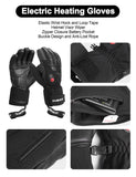 1 x RAW Customer Returns INBIKE Heated Gloves Women Men Children Motorcycle Ski Gloves Ski Winter Heated Gloves with Heating Thermo Black L - RRP €134.26