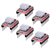 1 x RAW Customer Returns Longruner A4988 Stepstick Stepper Motor Driver Module Heat Sink for 3d Printer Reprap Pack of 5 Pcs  - RRP €11.09