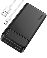 1 x RAW Customer Returns AsperX PowerBank 20000mAh, Power Bank Mobile Phone USB C Input and Output 5V 3A Fast Charging External Battery Portable Charger Compatible with iPhone, Huawei, Samsung Galaxy, Xiaomi Phones - RRP €20.16