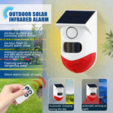 1 x RAW Customer Returns WiFi Solar Motion Detection Alarm, 130 dB Remote Control Tuya App 24 Hour Remote Monitoring 5 Mode, Suitable for Outdoor Home Alarm System in Farm Garden - RRP €38.96