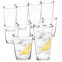 2 x Brand New Youngever Set of 8 500ML 650ML Drinking Cups, Reusable Plastic Glasses, Plastic Glasses, Reusable Plastic Cups, Unbreakable Glasses, Water Glasses - RRP €73.92