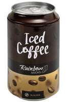 1 x RAW Customer Returns Rainbow Socks - Women Men Funny Iced Coffee Can Socks - 1 Pair - Size 36-40 - RRP €13.99