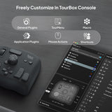 1 x RAW Customer Returns TourBox NEO, editing controller for photo video editing, illustration, video editing keyboard, Mac Windows, Adobe Photoshop Lightroom Premiere Davinci Resolve Final Cut Pro After Effects Keyboard - RRP €169.0