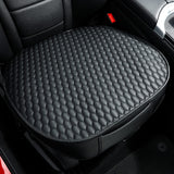 1 x RAW Customer Returns ZATOOTO Waterproof Car Seat Cushion, Pack of 2 Universal Leather Car Seat Cover, Car Seat Protector for Driving Front Seat, Anti-Slip Soft, Black - RRP €29.96