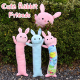 6 x Brand New Yamepuia Long Rabbit Plush Pillow, Rabbit Stuffed Toys, 59cm Blue Long Rabbit Body Pillow, Rabbit Plush Soft Cartoon Rabbit Plush Throw Pillow Toy for Children Birthday Easter Day Gift - RRP €90.72