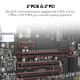 2 x RAW Customer Returns SHANGZHAOYUAN B85M PRO Mainboard LGA 1150 Micro ATX Gaming Motherboard for Intel Core i7 i5 i3 Pentium Celeron E3 2 DDR3 32GB, VGA DVI HDMI compatible, PCIe 3.0 x16, SATA 6Gb s, Gigabit LAN  - RRP €181.48