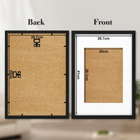 1 x RAW Customer Returns Picture frame A3 wood 29.7 x 42 cm 11.7 x 16.5 inches , acrylic not glass A3 black poster frame for A3 A4 print certificate, photo frame with plexiglass, hangs on the wall - RRP €13.99