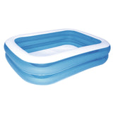 1 x RAW Customer Returns Bestway - Deluxe rectangular blue inflatable pool, 211 x 132 x 46 cm - RRP €41.83