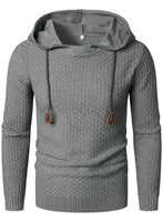 1 x Brand New HOOD CREW Men s Casual Long Sleeve Hooded Sweatshirts Stylish Knitted Jumper - RRP €40.33