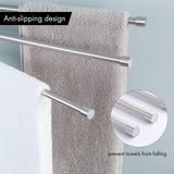 1 x RAW Customer Returns KES Towel Holder Swivel 4 Arms Towel Rail 180 Rotation Towel Holder Stainless Steel SUS304 Bathroom Towel Holder Wall Mounted Brushed, A2102S4-2 - RRP €34.16