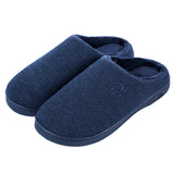 1 x Brand New DL Women s Slippers Made of Memory Foam Winter Warm Slippers for Women Cozy Plush Slippers Flannel Lined Closed Toes Non-Slip Slippers Navy Blue 40 41 EU - RRP €19.99