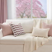 1 x RAW Customer Returns Topfinel cushion cover 40x40 Sakura pink set of 4 corduroy grainy cushion covers cushion cover decorative cushion cover sofa cushion couch cushion for sofa bedroom living room balcony children fluffy - RRP €21.99