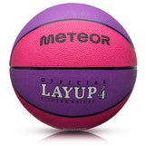 1 x RAW Customer Returns meteor children s basketball layup size 4 youth basketball ideal for children s hands 5-10 years ideal mini basketball for training soft outdoor with non-slip surface size 4, pink  - RRP €15.97