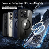 1 x RAW Customer Returns ESR Case for iPhone 15 Pro MAX, MagSafe Compatible, Military Protection, Resists Yellowing, Scratch-Resistant Back Cover, Magnetic Case for iPhone 15 Pro MAX, Transparent Gray - RRP €18.31