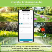 1 x RAW Customer Returns Diivoo Irrigation Computer Bluetooth 2 Outputs, Irrigation Clock Timer with Alexa Smart APP 20 Irrigation Plans, Automatic Water Timer for Irrigation Garden Lawn - RRP €59.99