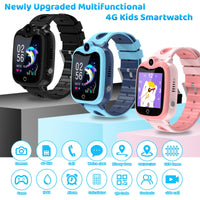 1 x RAW Customer Returns Kesasohe 4G Kids Smartwatch, Smartwatch Children with GPS and Phone HD Video Call SOS Family Chat IP68 Waterproof 7 Game Camera Alarm Clock Stopwatch Class Mode, Children s Watch for Boys Girls Student - RRP €59.99