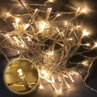 1 x RAW Customer Returns Gresonic 100 200 300 400 LED fairy lights, power operated with plug, indoor and outdoor for wedding, Christmas, party, warm white warm white, 8 modes, dimmable, 200 LEDs  - RRP €22.98