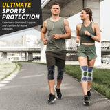 1 x RAW Customer Returns CAMBIVO Meniscus and Ligament Knee Pads x2, Patellar Knee Brace with Lateral Stabilizers and Patellar Gel Pad, Orthopedic Knee Brace for Men Women, Sports, Gym, Volleyball, Arthritis - RRP €25.99