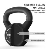 1 x RAW Customer Returns PROIRON Kettlebell, kettlebell with high-quality neoprene coated, 14 kg Floor-friendly Swing dumbbell round weight neoprene - RRP €50.41