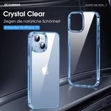 1 x RAW Customer Returns CASEKOO Crystal Clear for iPhone 15 Case, Never Yellowing Indestructible Military Grade Protection Shockproof Scratch-Resistant Protective Case Thin Cell Phone Case Transparent Case - Light Blue - RRP €20.16