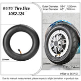 1 x RAW Customer Returns 10 x 2.125 tires 10 tube replacement for Smart 2-wheel electric scooter 10 inch unicycle - RRP €21.47