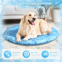 1 x RAW Customer Returns Yerloa Cooling Mat Dog Upgrade Pet Cooling Mat for Dogs Cats, Cooling Mat Cat with Non-Toxic Gel, Washable Comfortable Pet Mat for All Pets, Summer Keep Your Pet Cool, 61 61cm - RRP €20.15