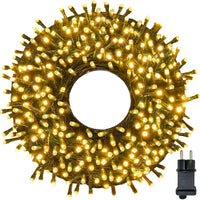 1 x RAW Customer Returns Meision outdoor fairy lights 30m 300LED indoor fairy lights Christmas tree with 8 modes timer memory function IP44 waterproof, fairy lights powered by electricity for balcony, garden, party, warm white - RRP €25.99