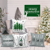 45 x Brand New Lanpn 4 Pieces Christmas Pillowcases Christmas Pillow Covers 45x45cm, Decorative Christmas Pillowcase Winter Snowflakes Modern Christmas Decorations for Sofa Beds in the Bedroom Grey  - RRP €589.5