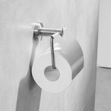 3 x RAW Customer Returns CASEWIND Toilet Paper Holder with Lid, Brushed Toilet Paper Holder, Wire Drawing Stainless Steel Bathroom Toilet Roll Holder Wall Mounted - RRP €61.47