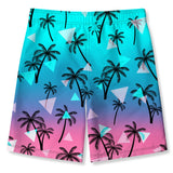 1 x RAW Customer Returns AIDEAONE Boys Swimming Trunks with Mesh Lining Quick-Drying Shorts Hawaiian Beach Pants, L, 12T - RRP €10.07